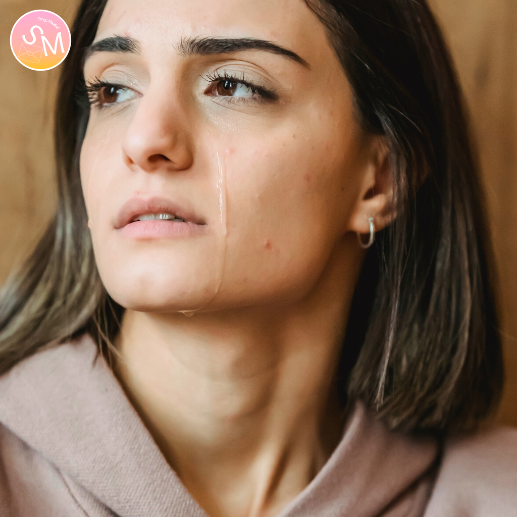 Close-up of a woman with a tear on her face against a neutral background.
friendship breakup story letters

losing a best friend letter series

ghosted by a friend stories

friendship grief story subscription

letters about friendship loss